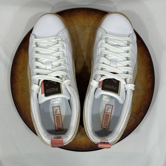 Puma Women’s Mayze Triplex White Pink Brown Tan Gum 384871 01 Shoe Size 9 - Picture 5 of 9